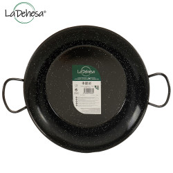 DEEP ENAMELED FRYING PAN 32 CM