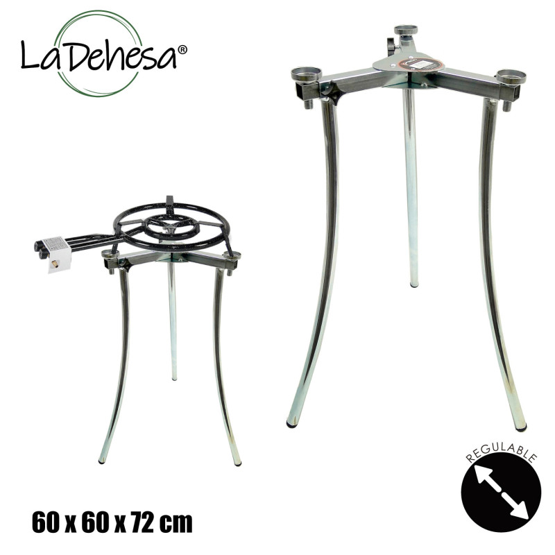 ADJUSTABLE BURNER TRIPOD