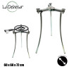 ADJUSTABLE BURNER TRIPOD