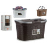 CLOTH BASKET WITH HANDLES ELEGANCE MIX