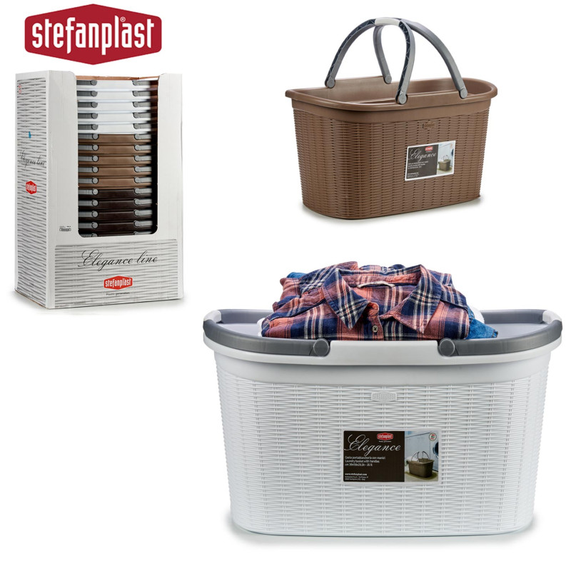 CESTO ROPA CON ASAS ELEGANCE SURT COL