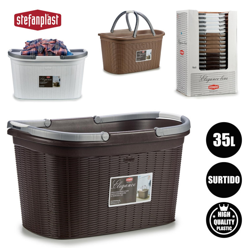 PANIER A LINGE AVEC ANSES ELEGANCE DIFF.