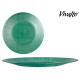 PRATO VIDRO 32CM VERDE MENTA 