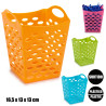 SQUARE PLASTIC MULTIPURPOSE BASKET MIX 4