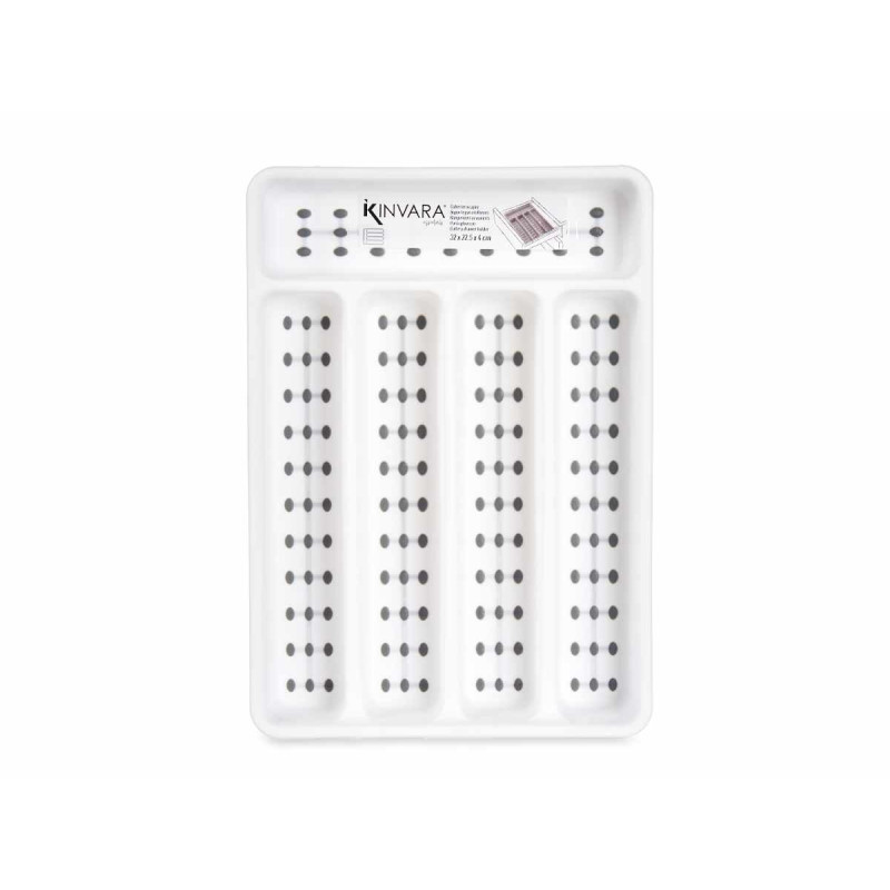 PORTA TALHERES PLASTICO 5 DIVISOES SORT