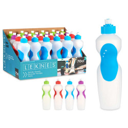 BOTELLA PLASTICO CON TAPA SURT 4 COL