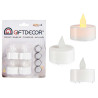 SET 4 VELAS TEALIGHT LED