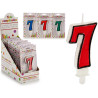 BOUGIE ANNIVERSAIRE 7 4 COLORIS