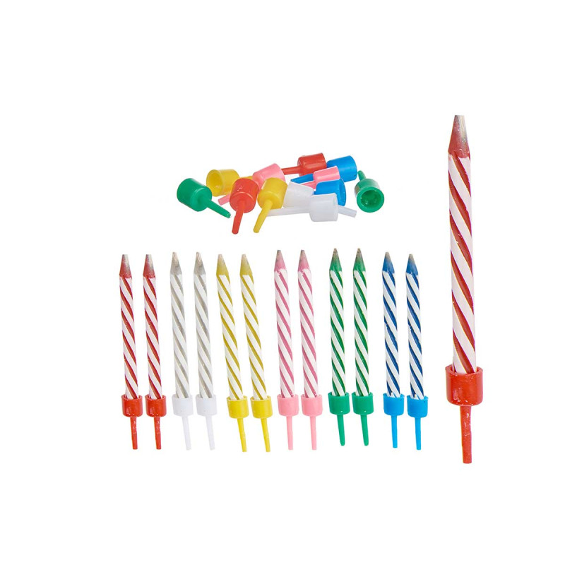 SET CANDELINE COMPLEANNO MAGICHE ASS 2 M