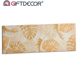CANVAS 30X90 NATURAL LEAF SET 2