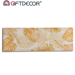 CANVAS 30X90 NATURAL LEAF SET 2