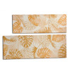 CANVAS 45X135 NATURAL LEAF SET 2