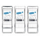 ESTENDAL ALUMINIO 20M CABO PLASTICO SORT 3 CORES