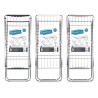 ESTENDAL ALUMINIO 20M CABO PLASTICO SORT 3 CORES