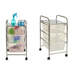 MEUBLE 3 TIROIRS TRANSPARENT