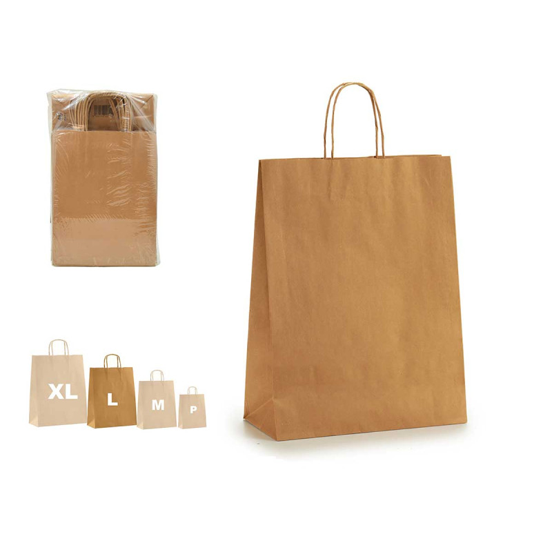 BOLSA PAPEL HAWANNA KRAFT LISO MED