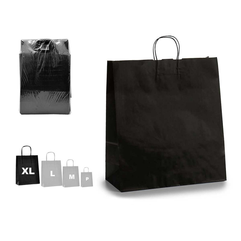 SAC PAPIER NOIR GR