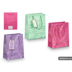 BUSTA MANICO LINEE ASS 3 COL ACCESI 32X26X12CM