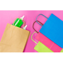 BORSA CARTA ROSA PICC