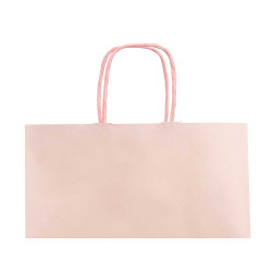 BOLSA PAPEL ROSA PALO PEQ 24X31CM
