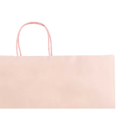 PAPER BAG PALE PINK LARGE 46X49CM