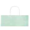 SAC EN PAPIER VERT MENTHE PETIT 24X31CM