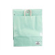 SAC EN PAPIER VERT MENTHE MOYEN 32X41CM