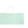 SACCHETTO DI CARTA VERDE MENTA MED 32X41CM