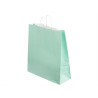SAC EN PAPIER VERT MENTHE GRAND 46X49CM