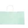 SAC EN PAPIER VERT MENTHE GRAND 46X49CM