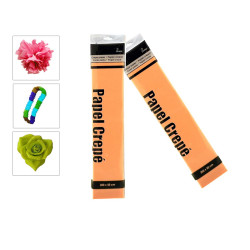 17GSM PAPER CREPE 50X200CM SALMON