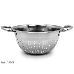 21CM DIAM STAINLESS COLANDER W HANDLES