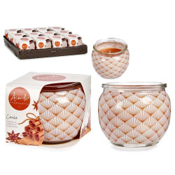 CINNAMAMON SPICE GLASS CANDLE