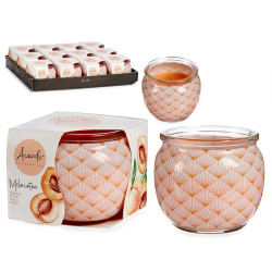 BOUGIE POT CRISTAL POMME ET CANNELLE