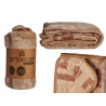 BEIGE RASCHEL BLANKET 220X240CM