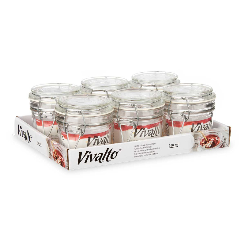FRASCO CONSERVA HERMETICO MED 180ML TRAN