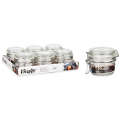 TARRO CONSERVA HERMETICO PEQ 120ML TRANS