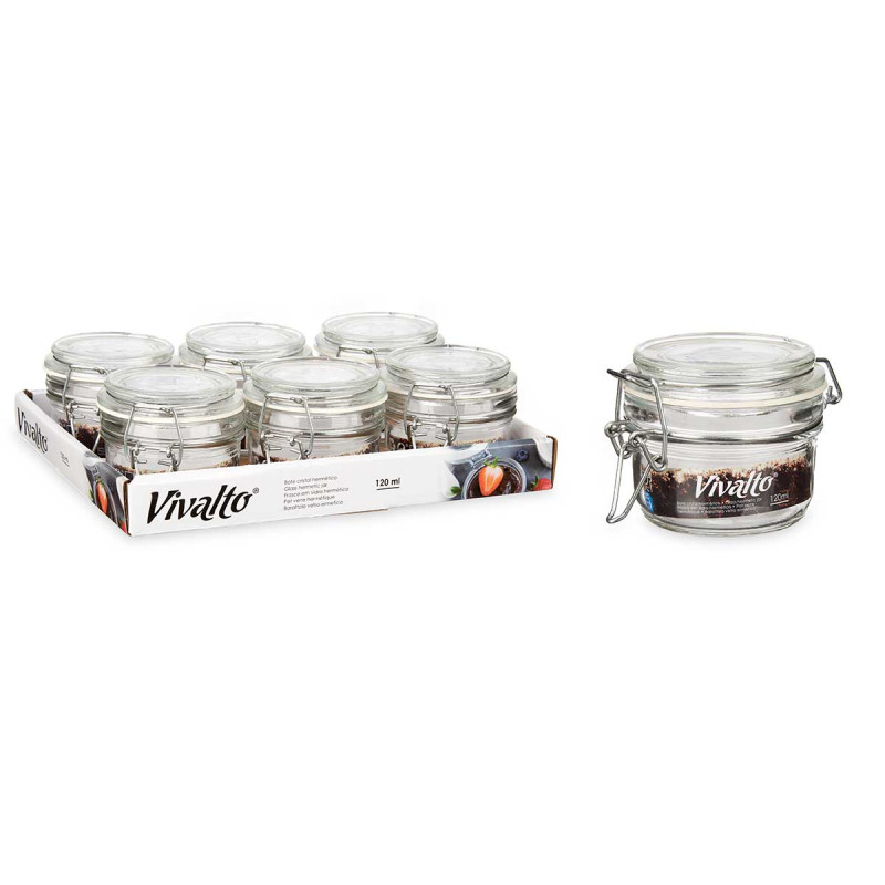 BARATTOLO CONSERVA ERMETICO PICC 120ML T