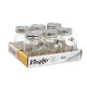 BARATTOLO QUADR VETRO TRASP C/COPERCHIO- 120ML