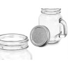 BARATTOLO QUADR VETRO TRASP C/COPERCHIO- 120ML