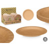 SET 24 ASSIETTES KRAFT 18 CM