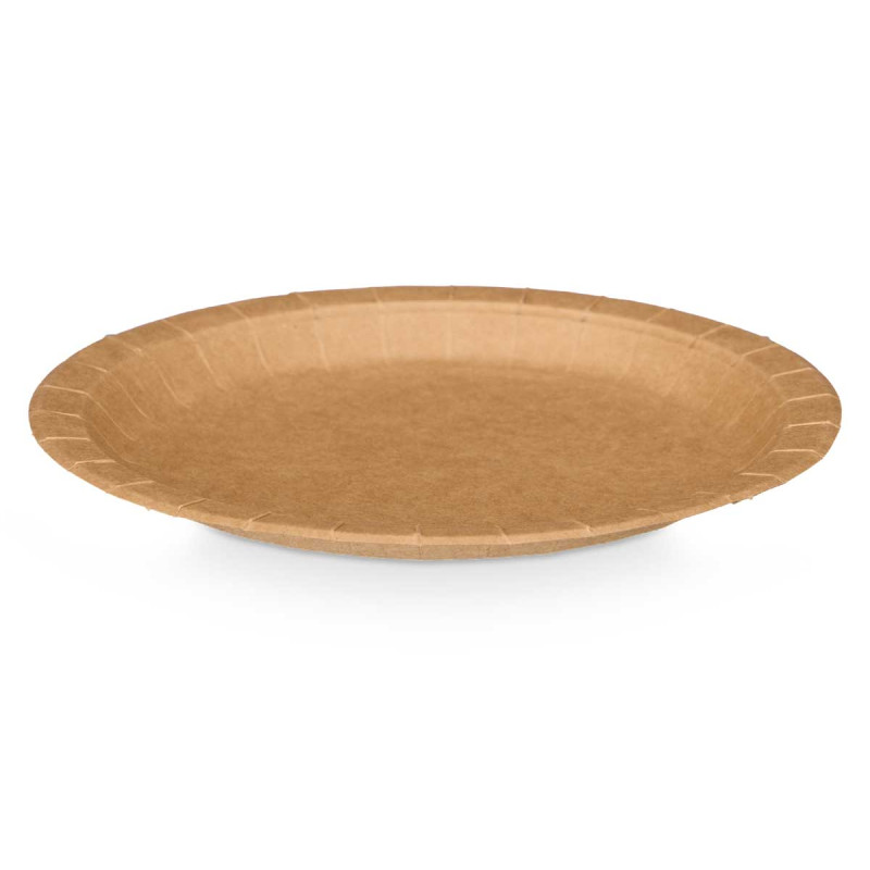 SET 24 PIATTI KRAFT 18CM