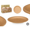 SET 18 PIATTI KRAFT 23CM