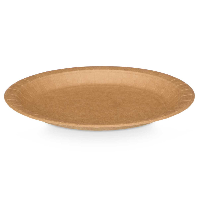 SET 18 ASSIETTES KRAFT 23 CM