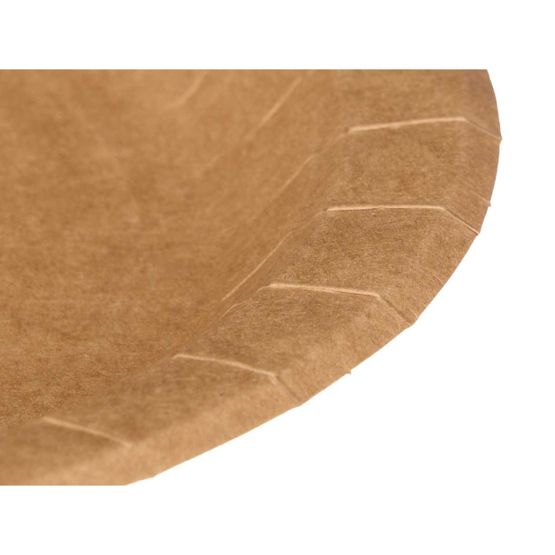 SET 18 ASSIETTES KRAFT 23 CM