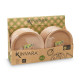 SET 12 ASSIETTES KRAFT 28 CM
