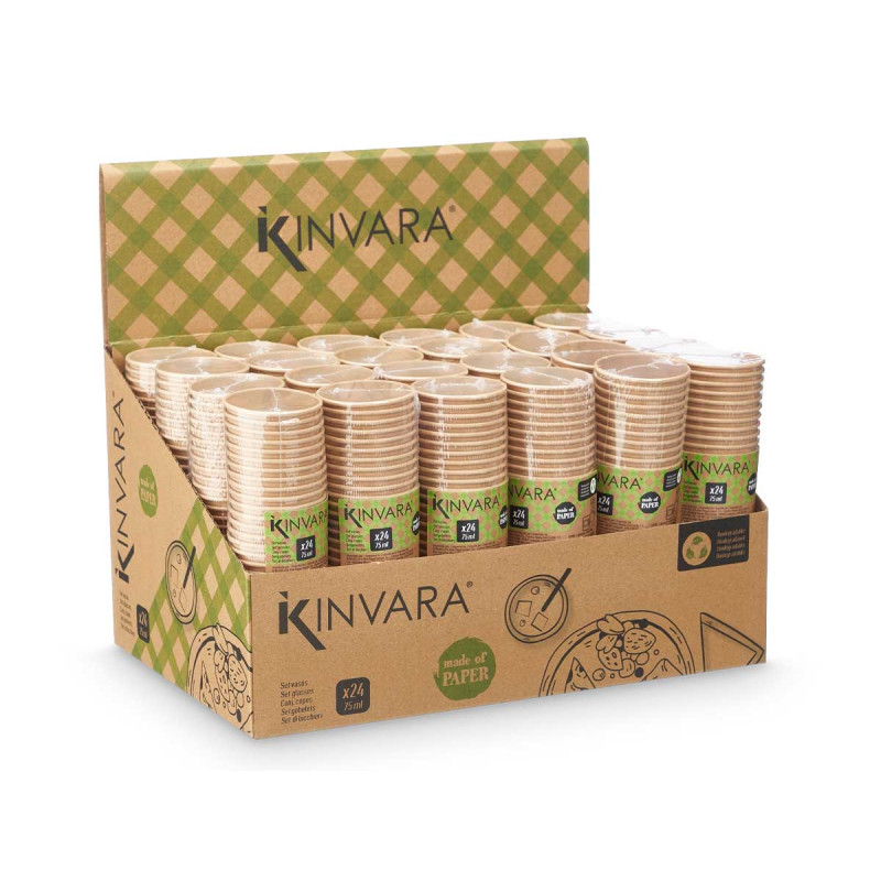 SET 24 BICCHIERI KRAFT 75 ML