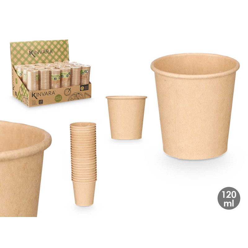 SET 24 BICCHIERI KRAFT 120 ML