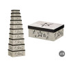 SET 10 CAJAS ESTRELLAS NEGRAS