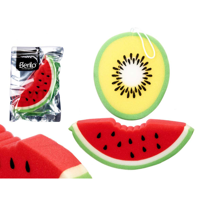 ESPONJA DE BANHO FORMATO FRUTAS SURT 2